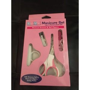 New Baby‎ Manicure Kit Set Pink For Babies Toddlers